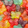 image:imageAlbanese Worlds Best 12 Flavor Mini Gummi Worms 75oz Bag of Candy Pack of 12 Individually Wrapped Soft amp Chewy Candy Snacks Flavor AssortmentMini Butterflies
