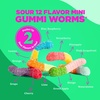 image:imageAlbanese Worlds Best Sour 12 Flavor Mini Gummi Worms  32oz Bag of Candy  12 Unique Super Sour Flavors Gluten Free Fat Free Soft and Chewy Gummy Worms  Perfect Travel Snack and Treat for KidsSour