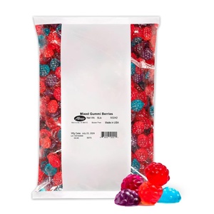 image:imageAlbanese Candy Berry Red Gummi Raspberries 5pound BagMixed Berries