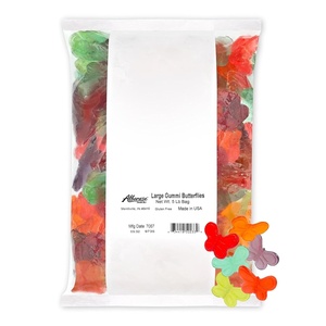 image:imageAlbanese Candy Large Assorted Fruit Gummi Worms 5pound BagAssorted Fruit Butterflies