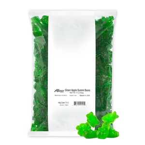 image:imageAlbanese Candy Large Assorted Fruit Gummi Worms 5pound BagGreen Apple