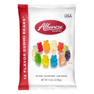 image:imageAlbanese Candy Large Assorted Fruit Gummi Worms 5pound BagMixedFruit