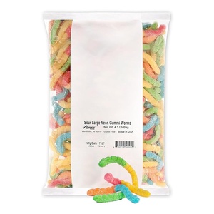 image:imageAlbanese Candy Sour Large Neon Gummi Worms 45pound Bag